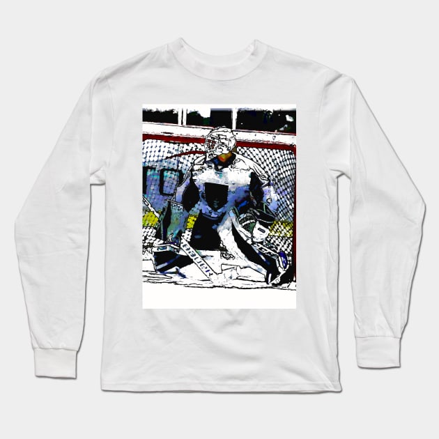 The Goalkeeper - Ice Hockey Goalie Long Sleeve T-Shirt by Highseller